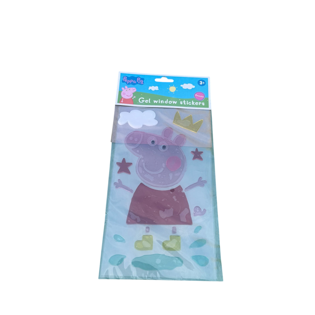 Gurli/Gustav vindue gel stickers (assorteret)