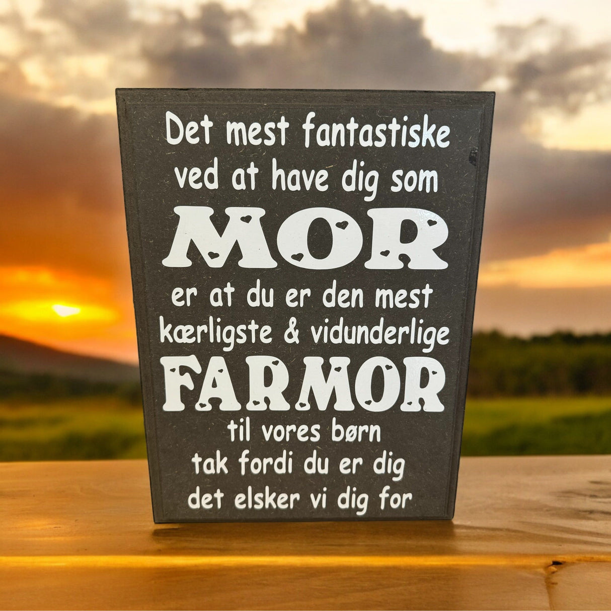 Mor/farmor skilt 30x21 cm