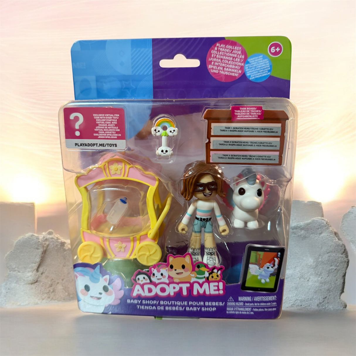 Adopt me! Babyshop figursæt incl online kode