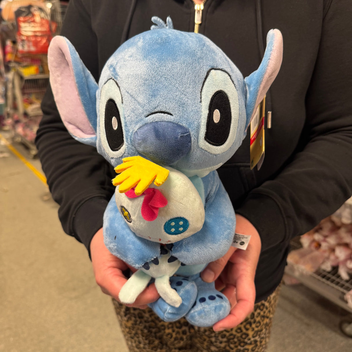 Stitch bamse med Scrump 30 cm