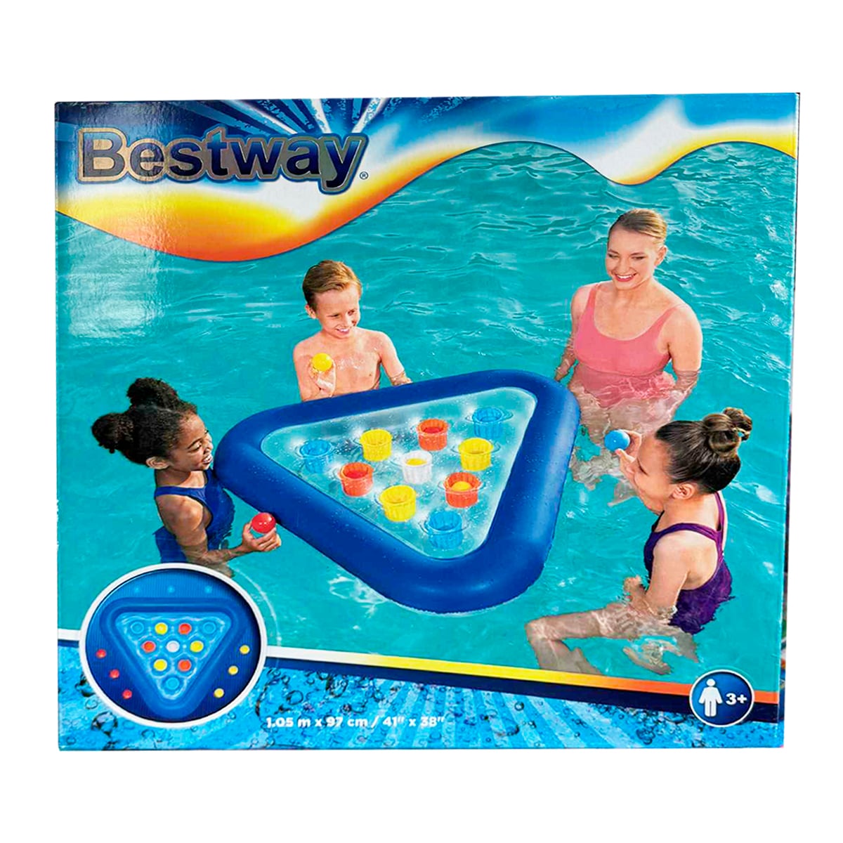 Bestway flydende beerpong