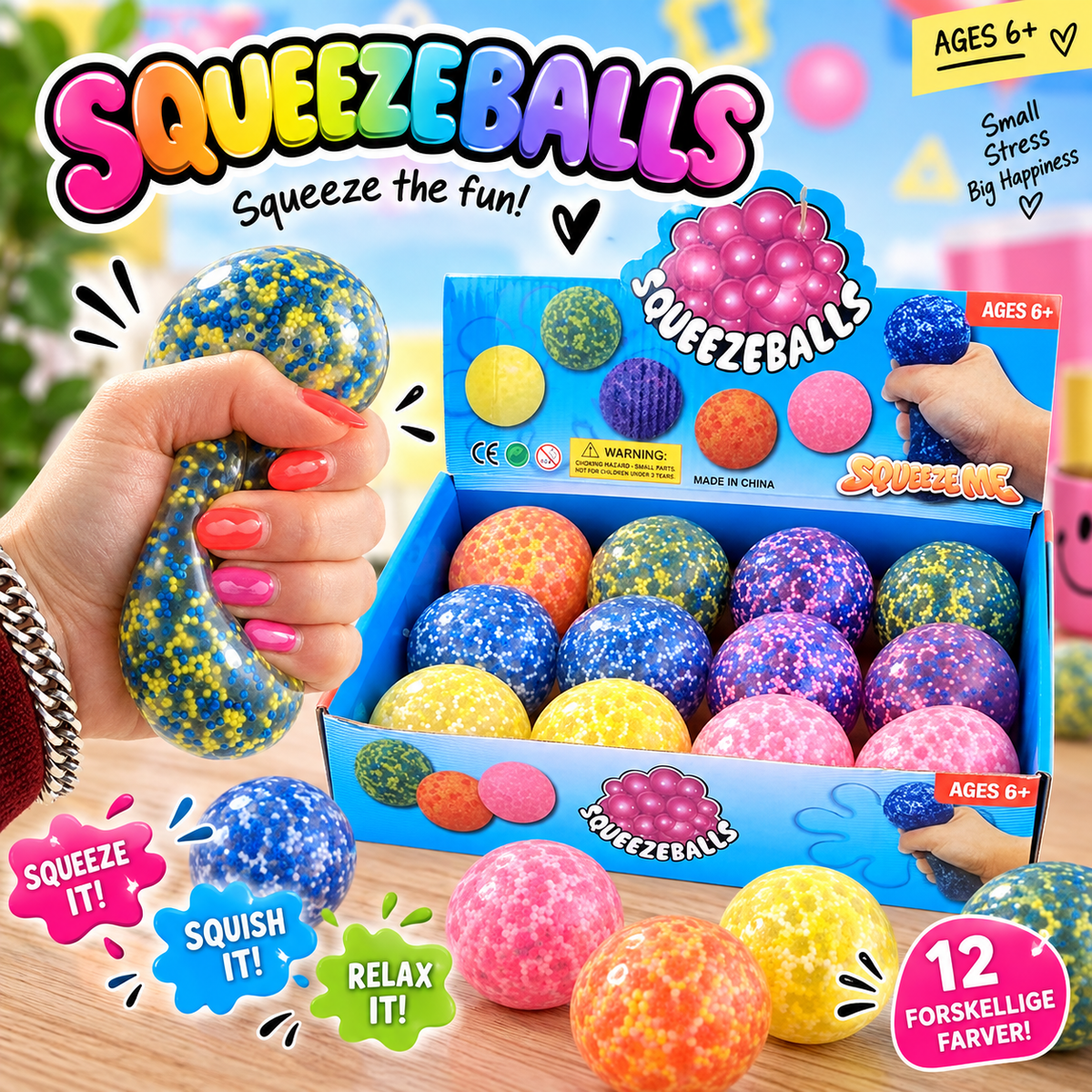 Slow rise squeeze Ball 142 gram