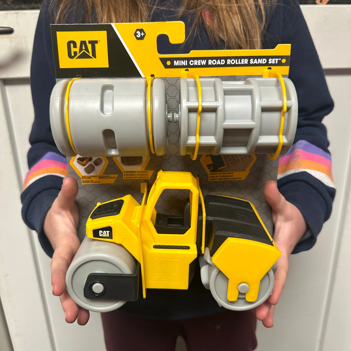 Cat mini Crew road roller sand set