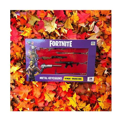 Fortnite gaveæske med 6 metal våben