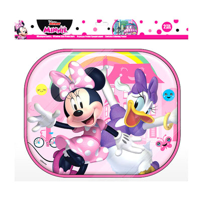 Minnie Mouse 2 pack solskærme incl mal selv plakat