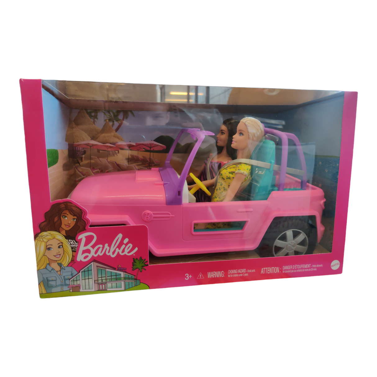 Barbie - Dukker & Bil (Indeholder 2 barbiedukker)