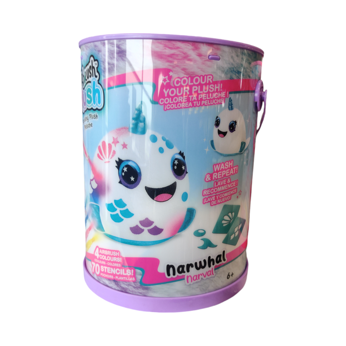 Airbrush Plush - Unicorn - Color Print