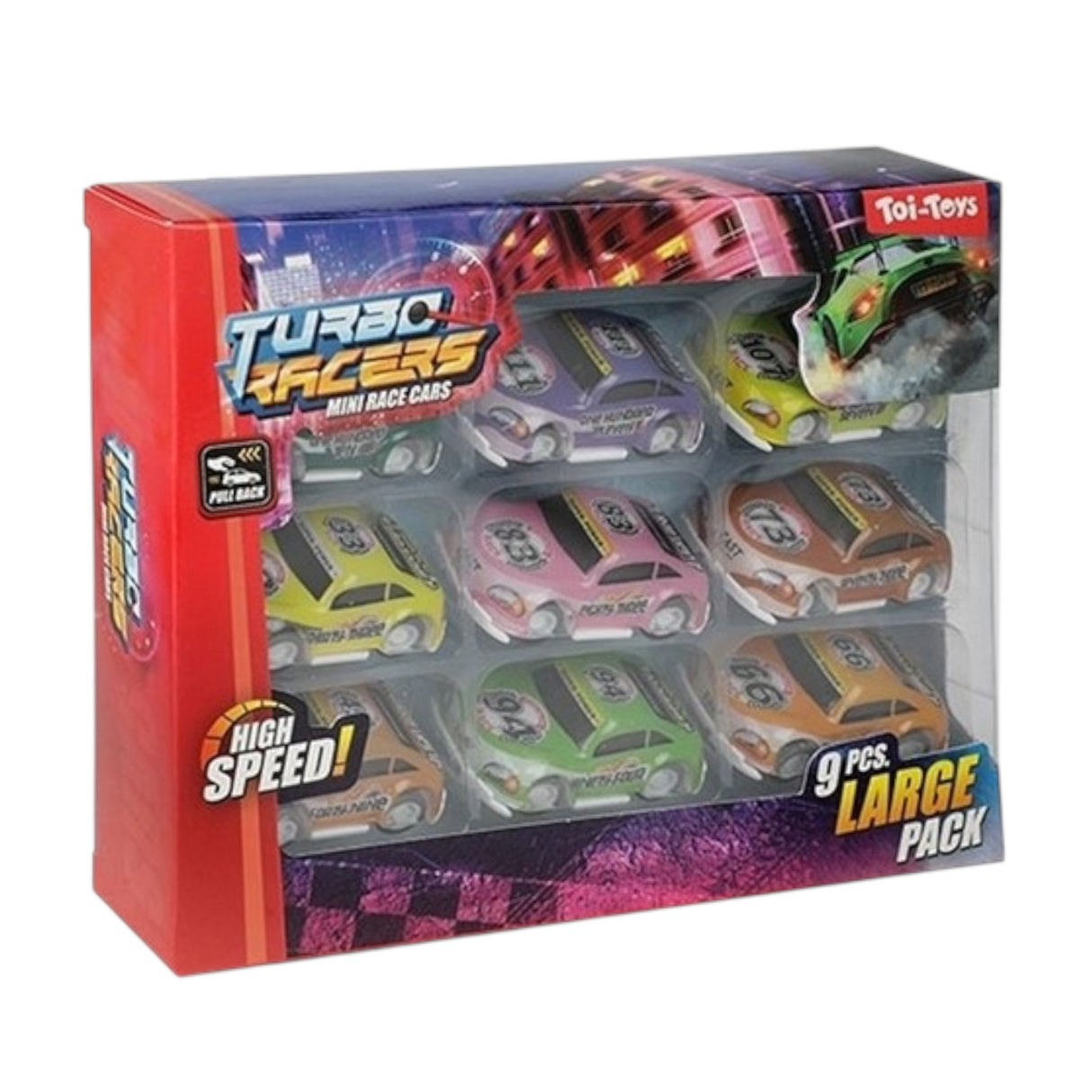 Turbo racers 9 pack biler