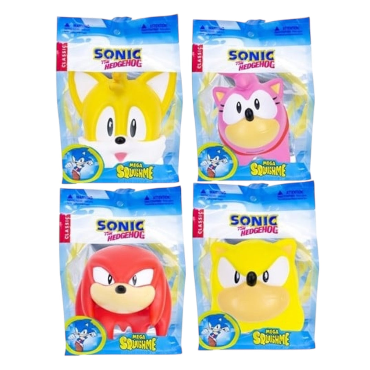 Sonic Squishy 16x22 cm (Assorteret)