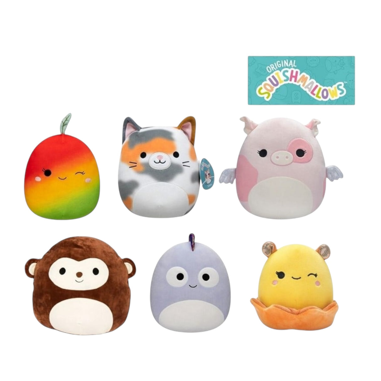 Squismallow vælg selv (6 modeller) 20 cm