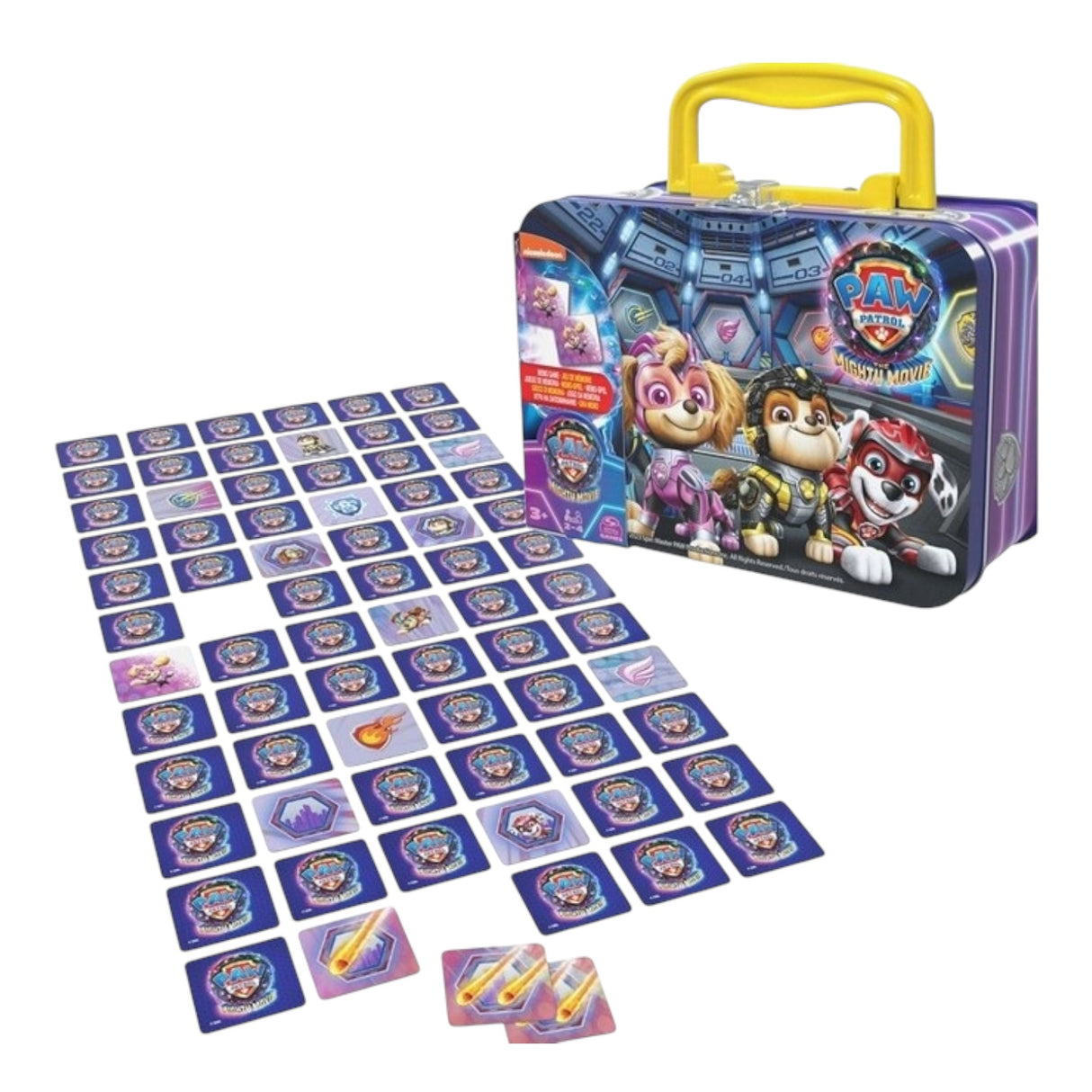 Paw Patrol vendespil i metalkuffert