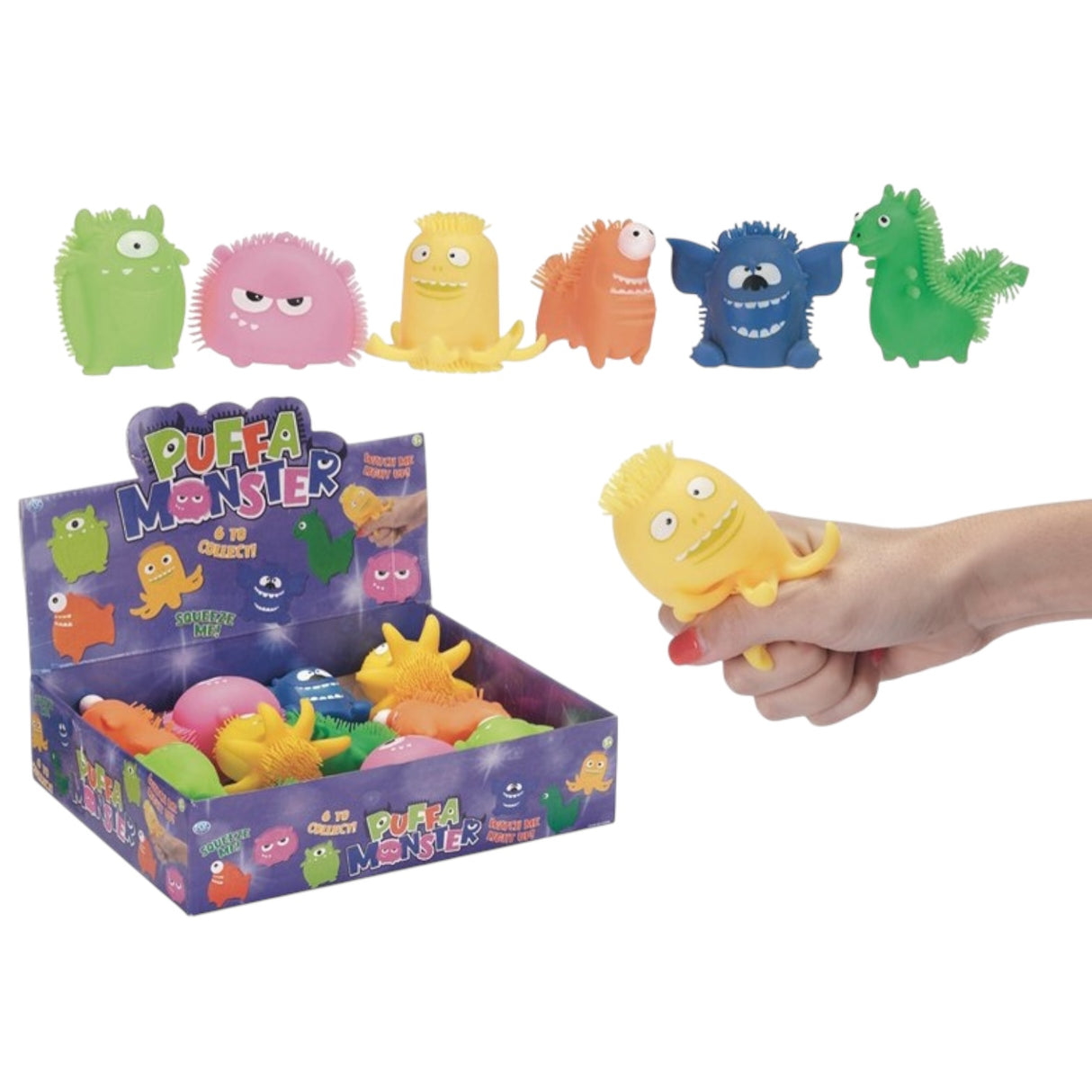 Puff stretchy monster 7 cm