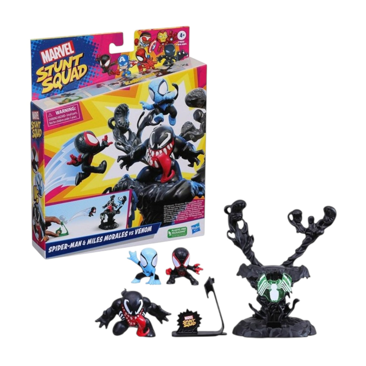 Marvel Stunt Squad Miles Morales vs Venom 20x25cm