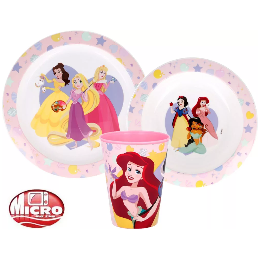Prinsesse 3-delt spisesæt