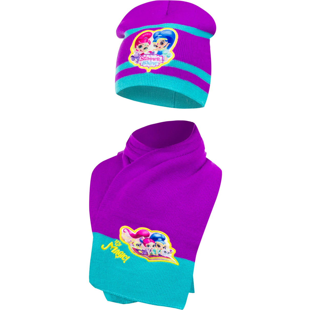 Shimmer & Shine hue og halsterklæde (Assorteret farve)