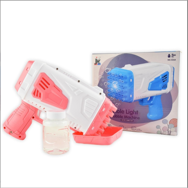 Sæbeboble pistol med lys