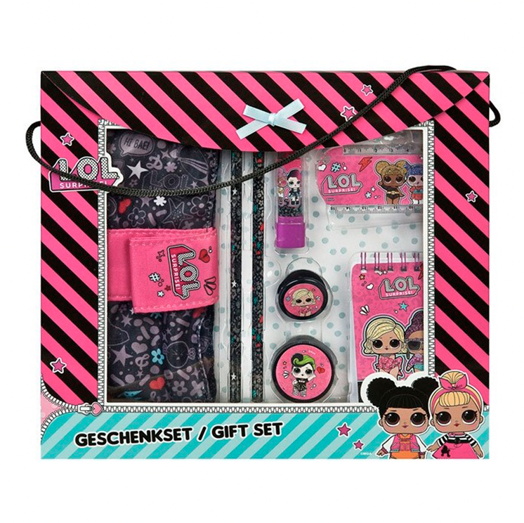 LOL surprise gaveæske med mange dele 23x25 cm