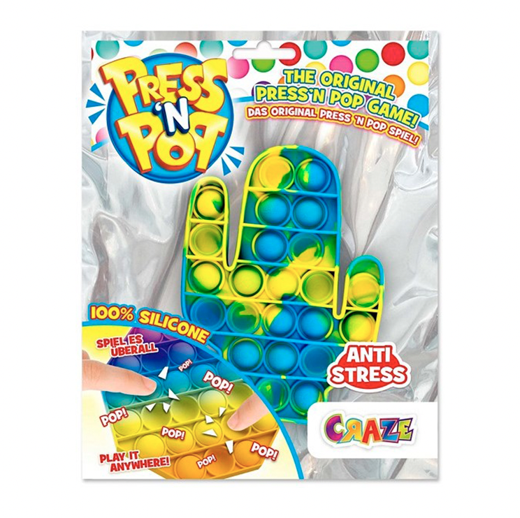 CRAZE XL Press´n Pop Pop-it Game Cactus 18,5x24cm