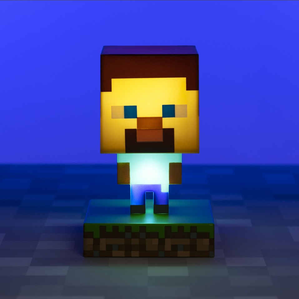 Minecraft Steve lampe