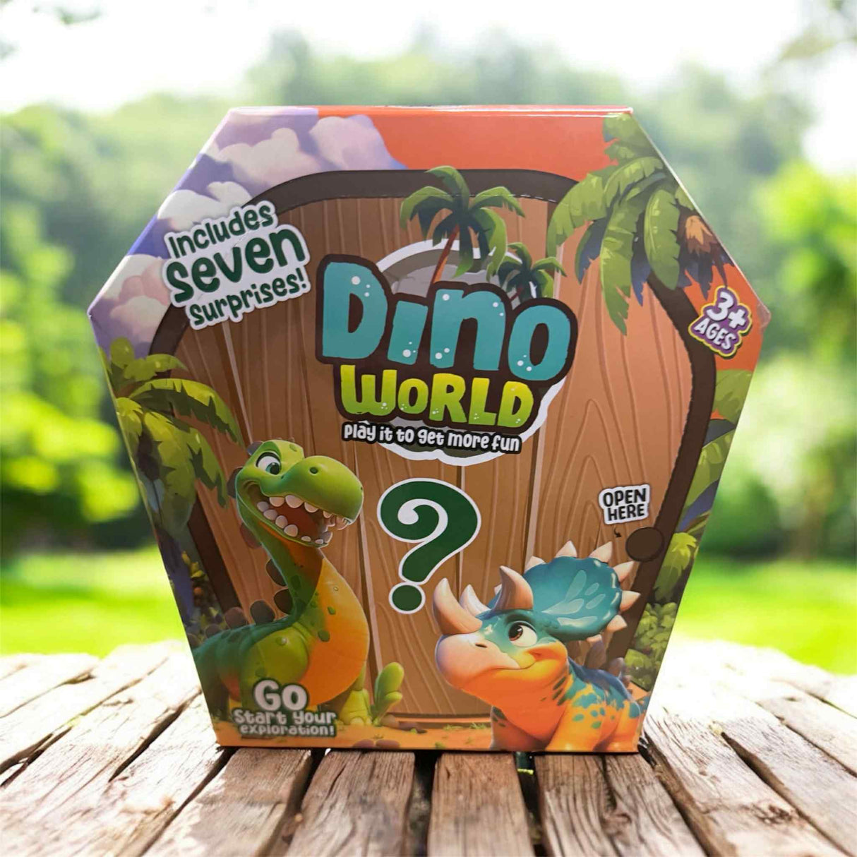 Dino World surprise box med 7 overraskelser