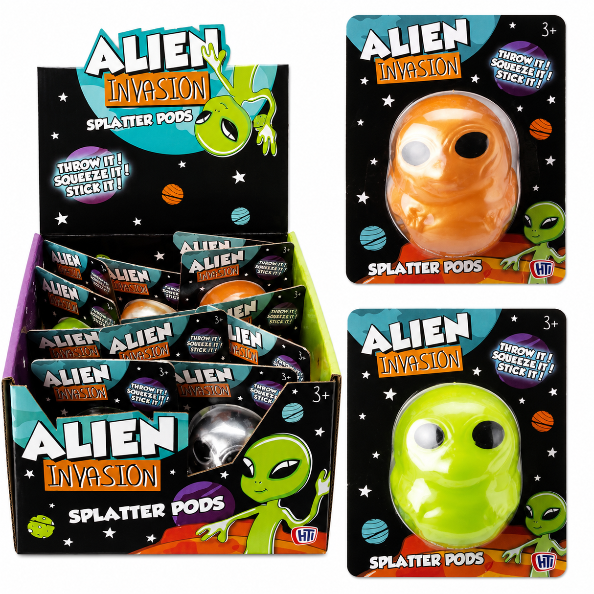 Alien splatter pods (Assorteret)