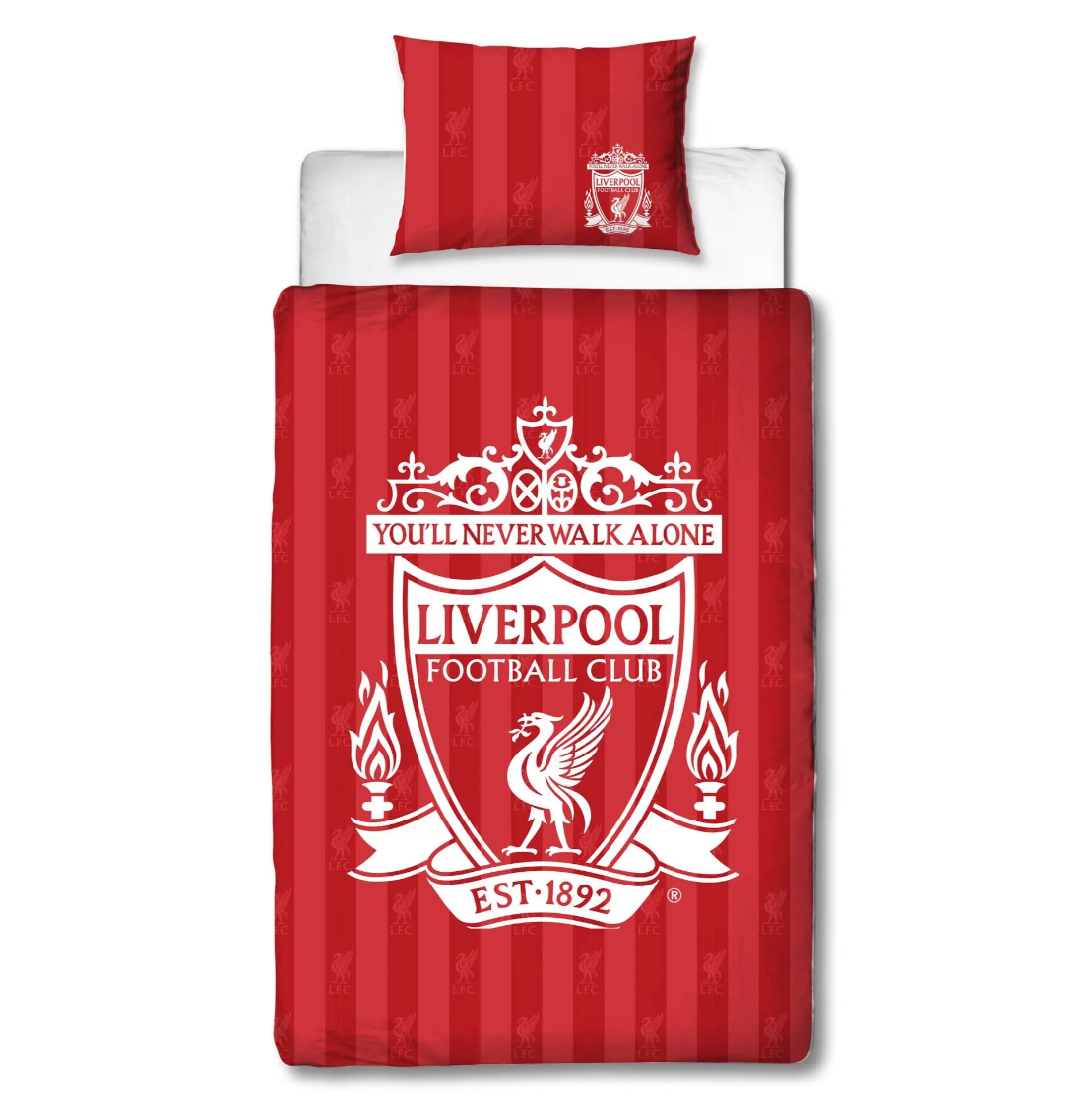 Liverpool FC vendbart sengesæt 140x200 cm 100% bomuld