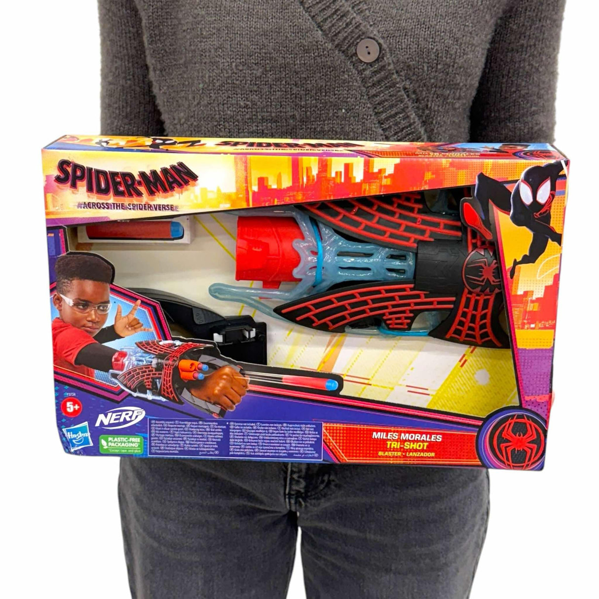 Nerf SpiderMan Tri-Shot Blaster med 3 pile
