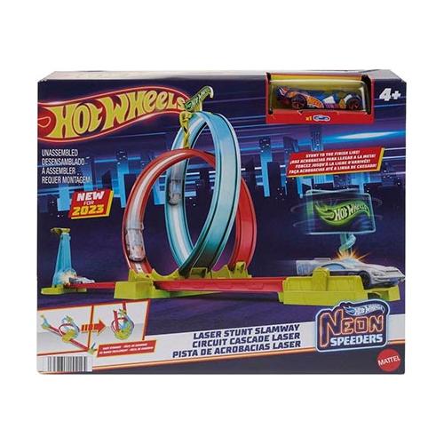HotWheels action neon laserstunt slamway