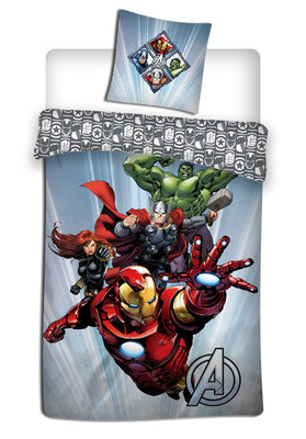 Avengers vendbart senior sengesæt 140x200 cm