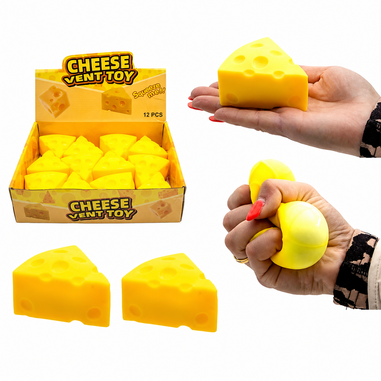 Cheese squishy 8 cm