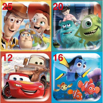 Disney Pixar Puslespil 4i1