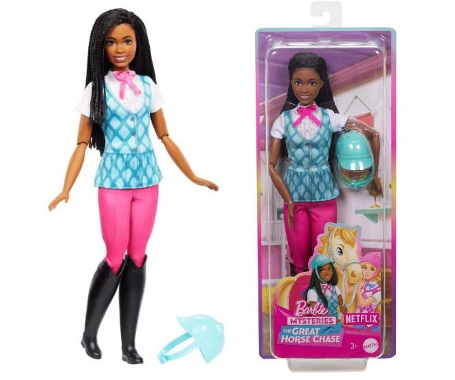 Barbie rideskole elev incl hjelm.