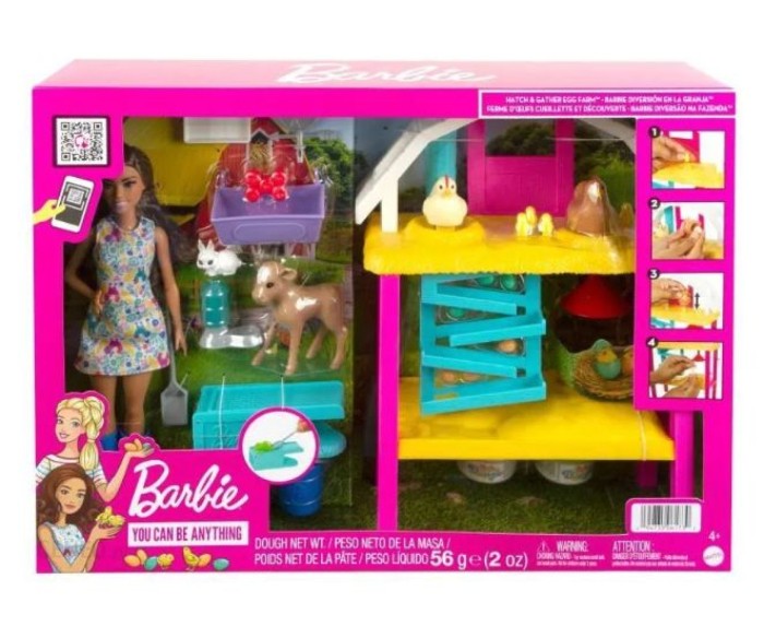 Barbie Hatch & Gather Egg Farm