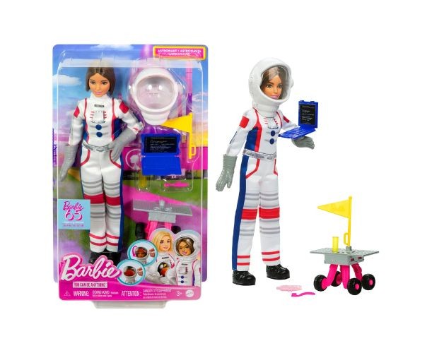 Barbie Astronaut med mange dele