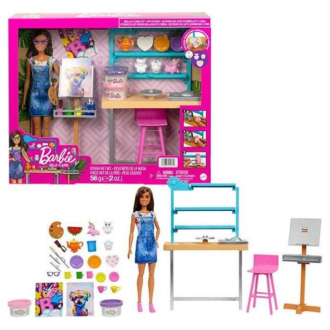 Barbie wellness altier stort legesæt 33x40 cm