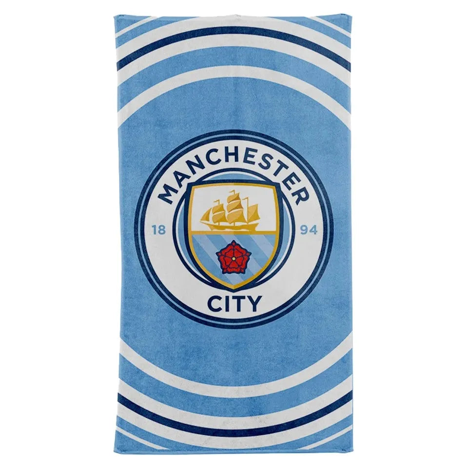 Manchester City håndklæde 70x140 cm 100% Bomuld
