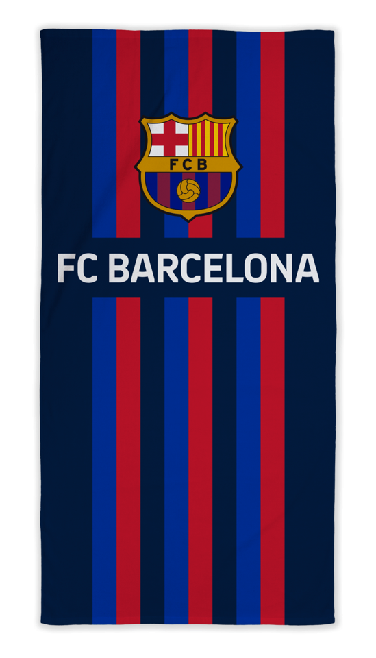 Fc Barcelona håndklæde 70x140 cm 100% bomuld