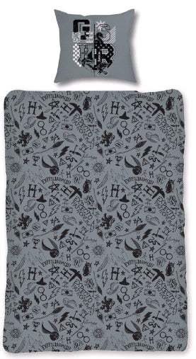 Harry Potter glow in the dark senior sengesæt 100% bomuld