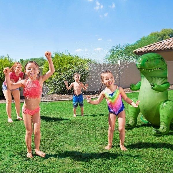 Kæmpe dinosaur sprinkler