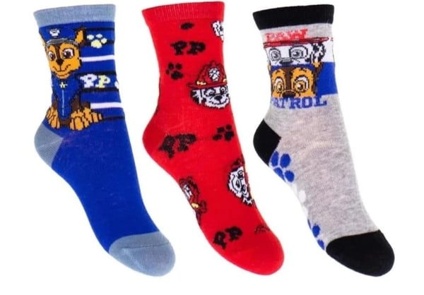 Paw Patrol 3-pack strømper (Leveres assorteret)