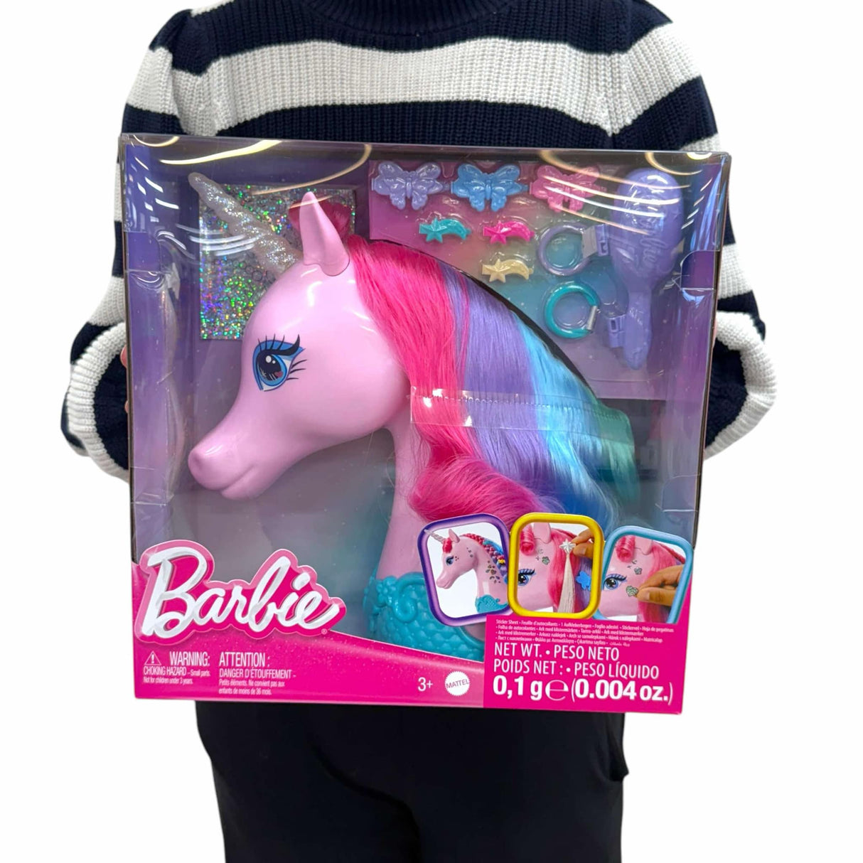 Barbie Unicorn Styling hoved