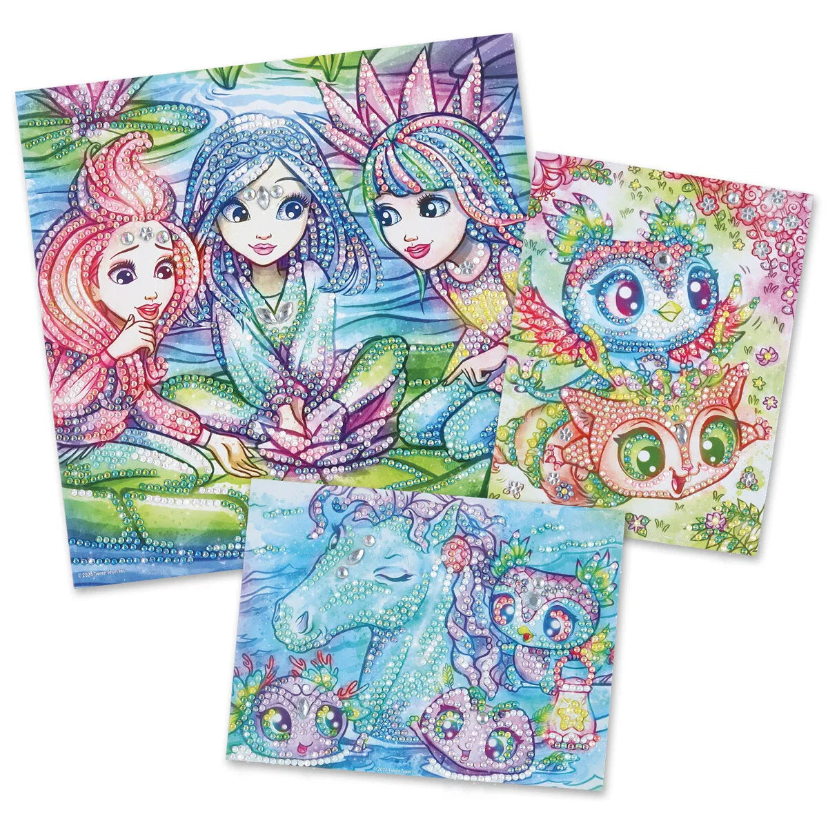 Nebulous Stars Dazzle-By-Number Rainbow