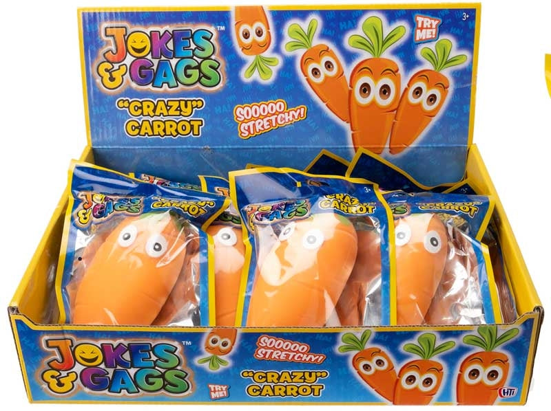 Crazy Carrot stretchy squishy