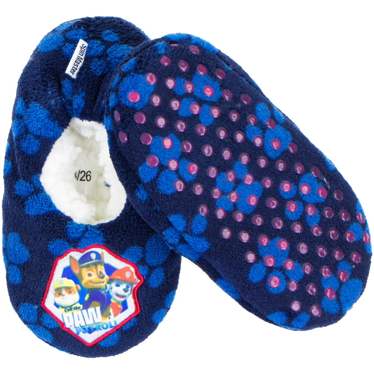 Paw Patrol Slippers Anti-Slip Blå