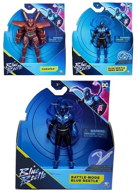 Blue Beetle actionfigur 14x16cm (Assorteret)