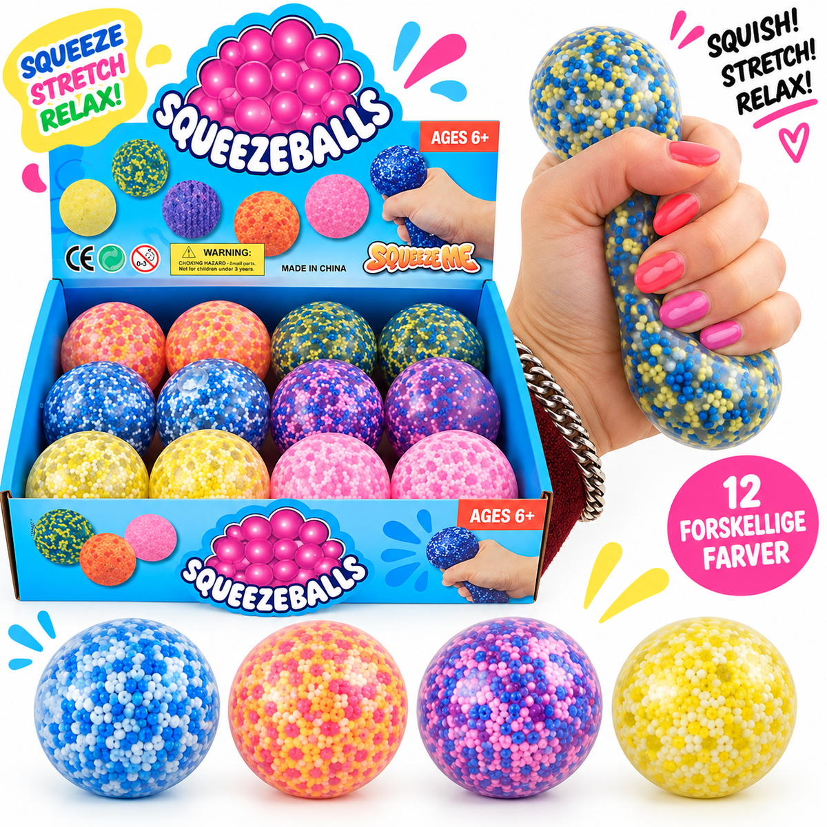 Squuueze balls slow rise 142 gram