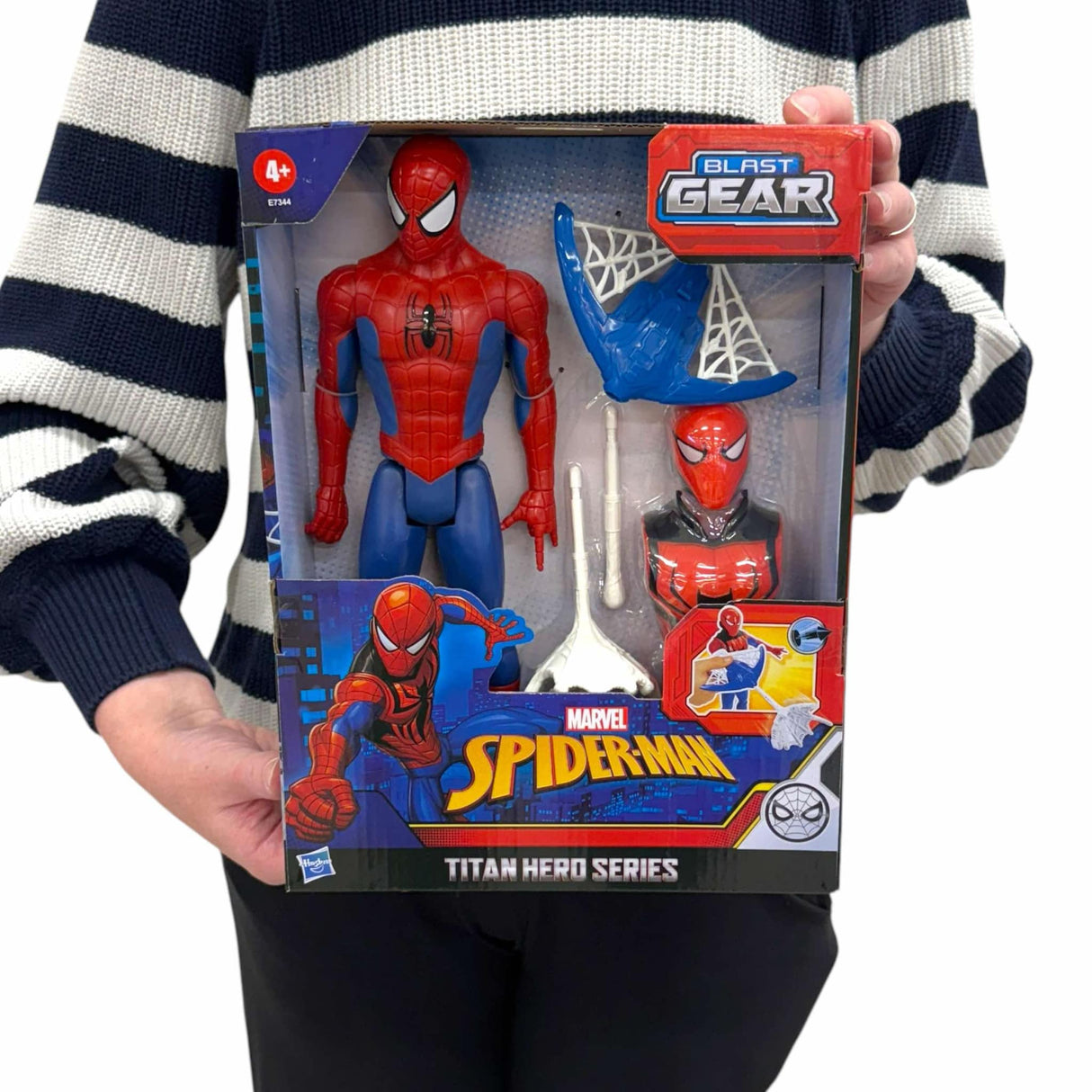 Spiderman Blast Gear actionfigur legesæt