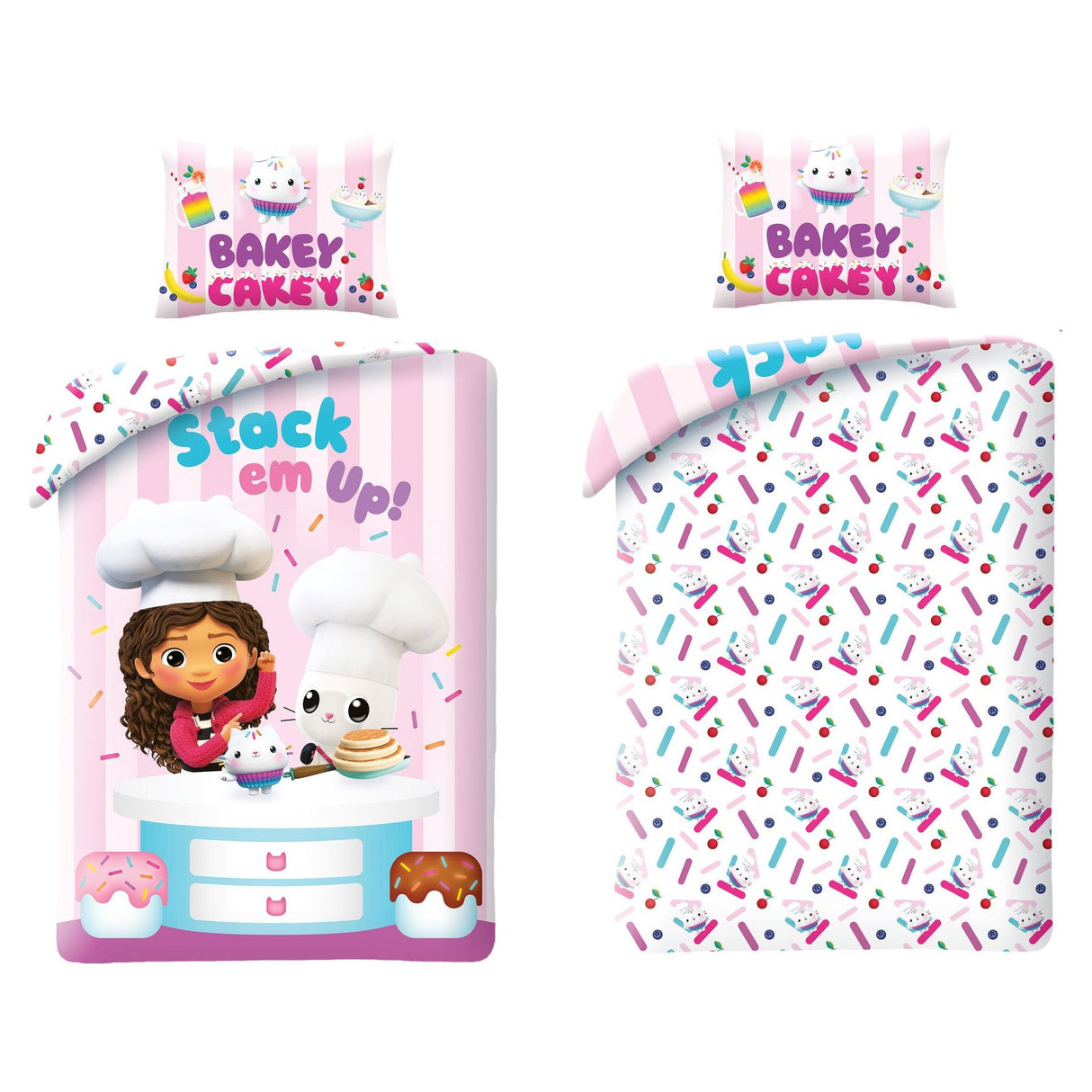 Gabbys dukkehus senior sengesæt 140x200 cm