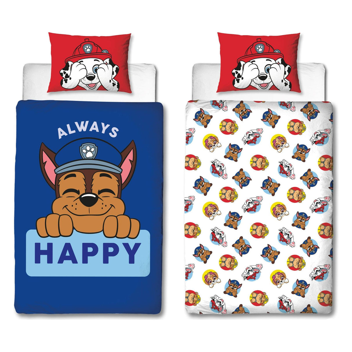 Paw Patrol "Always Happy" Senior sengesæt 140x200 cm