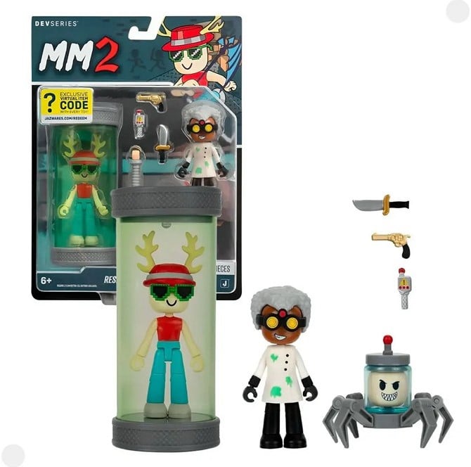 Roblox Murder Mystery sæt med 7 dele (Incl online kode)